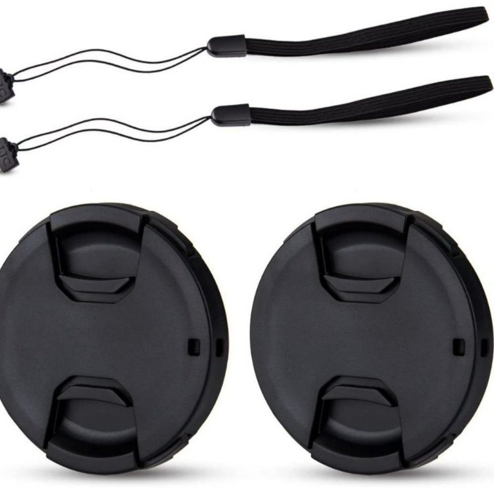 2 Pack 49mm Front Lens Cap Cover
